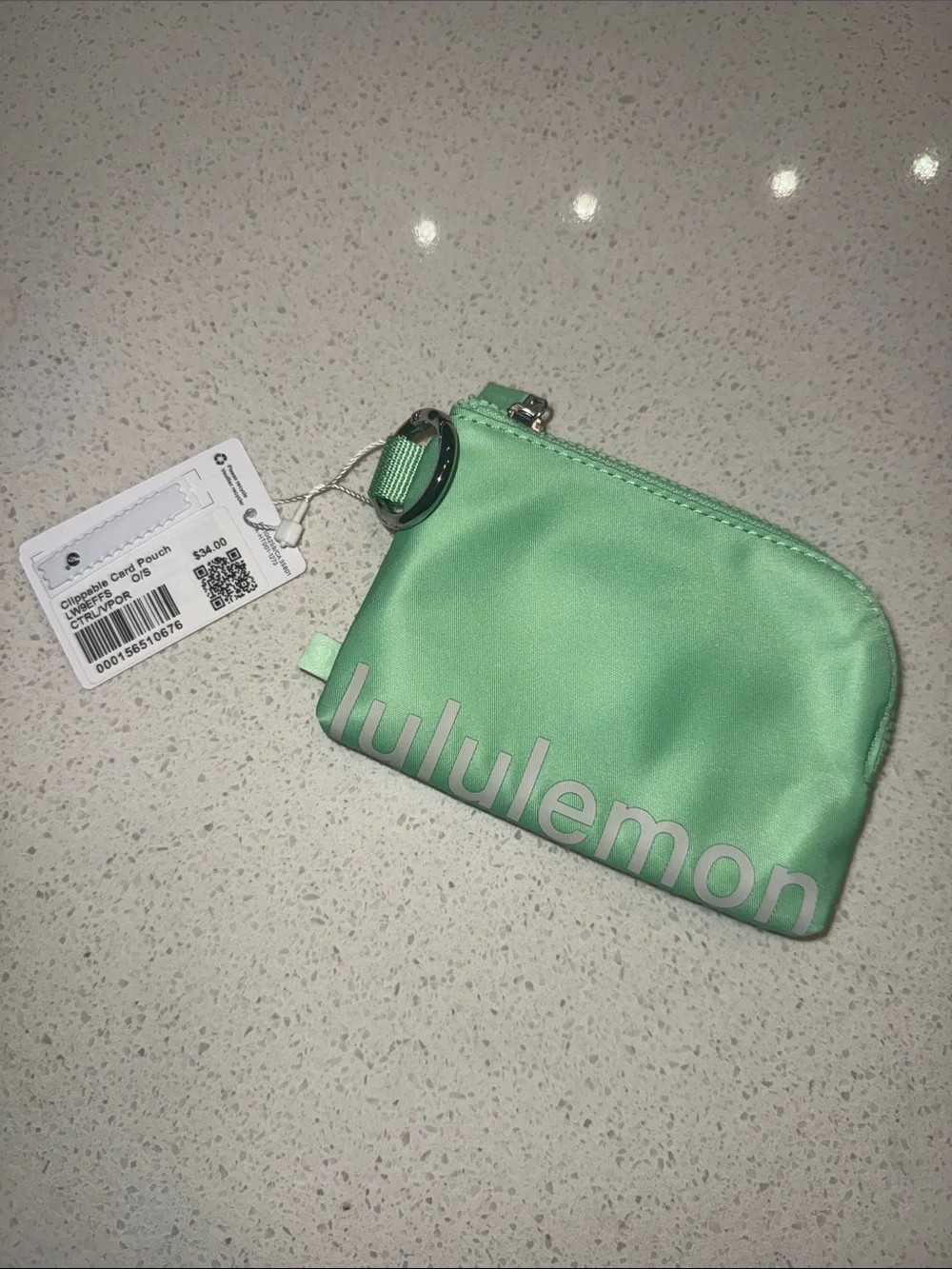 Lululemon Clippable Card Pouch CTRL/VPOR